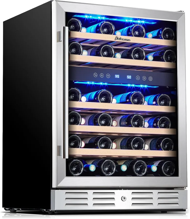 Kalamera KRC-150DZB 24-inch dual-zone built-in wine cooler