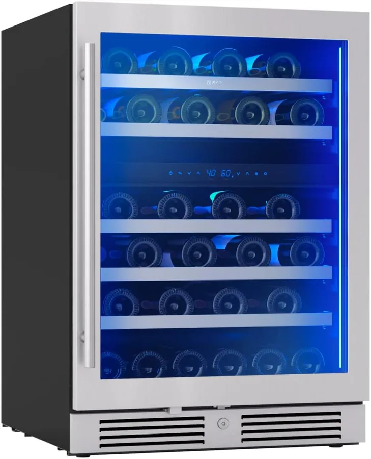 Zephyr Presrv PRW24C02CG 45-bottle dual-zone built-in wine cooler